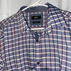 Hugo Boss long sleeve button up shirt. Size XL